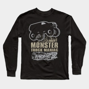 MONSTER TRUCK MANIAC RIDER Long Sleeve T-Shirt